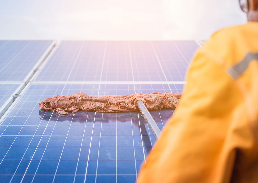 Solar panel cleaning Melbourne